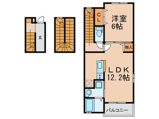 エトワール加美の物件間取画像